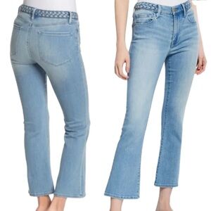 FRAME Le Crop Mini Jeans with Braided Waistband